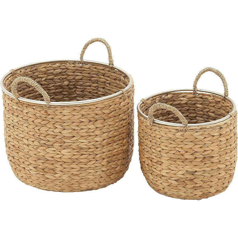 2‑Pack Seagrass Storage Baskets