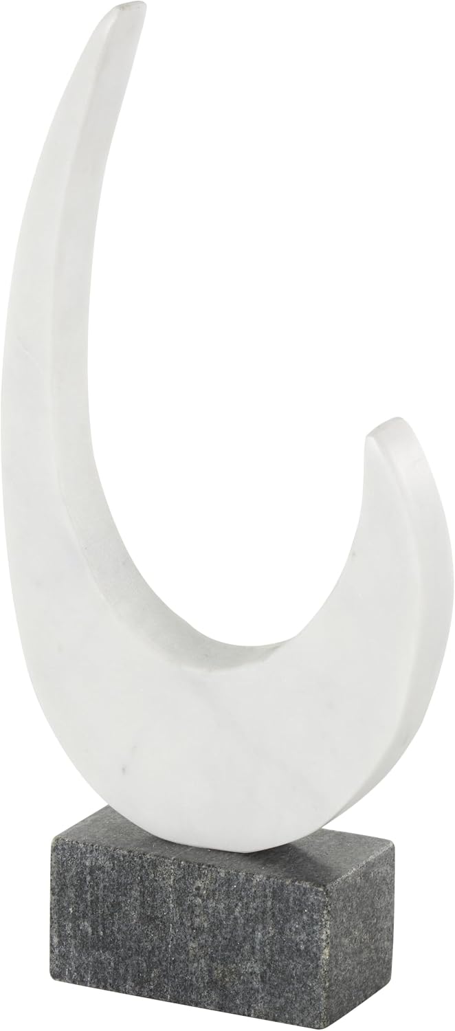 Marble Curved Abstract Decorative Sculpture