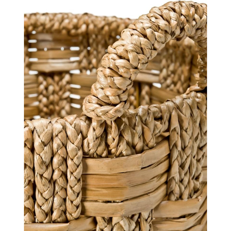 Round Seagrass Braided Storage Basket