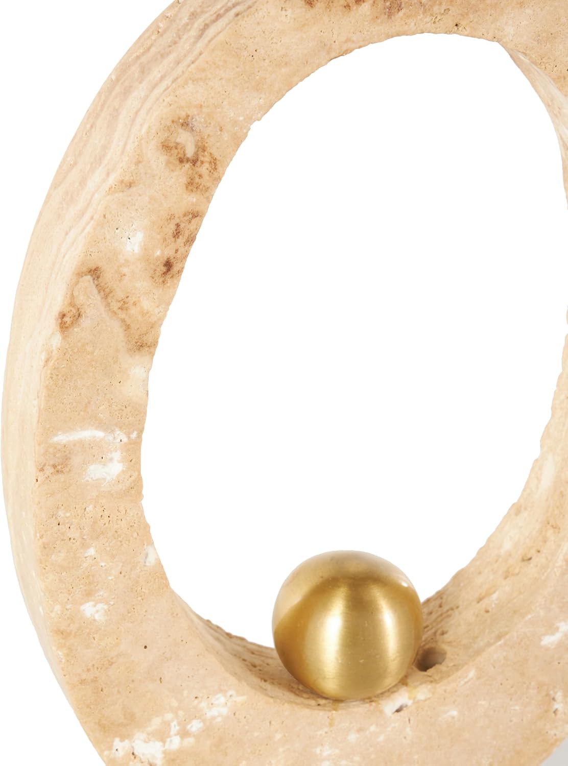 Marble Oval Abstract Decorative Sculpture