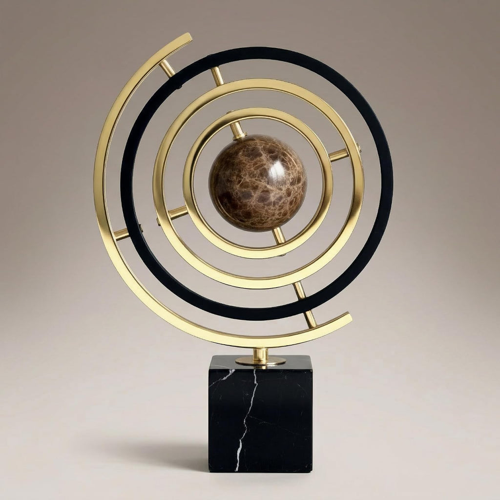 Abstract Marble Base Decorative Sculpture