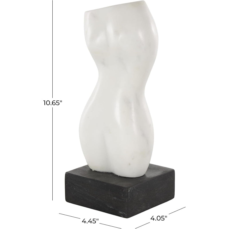 Marble Abstract Female Form Sculpture
