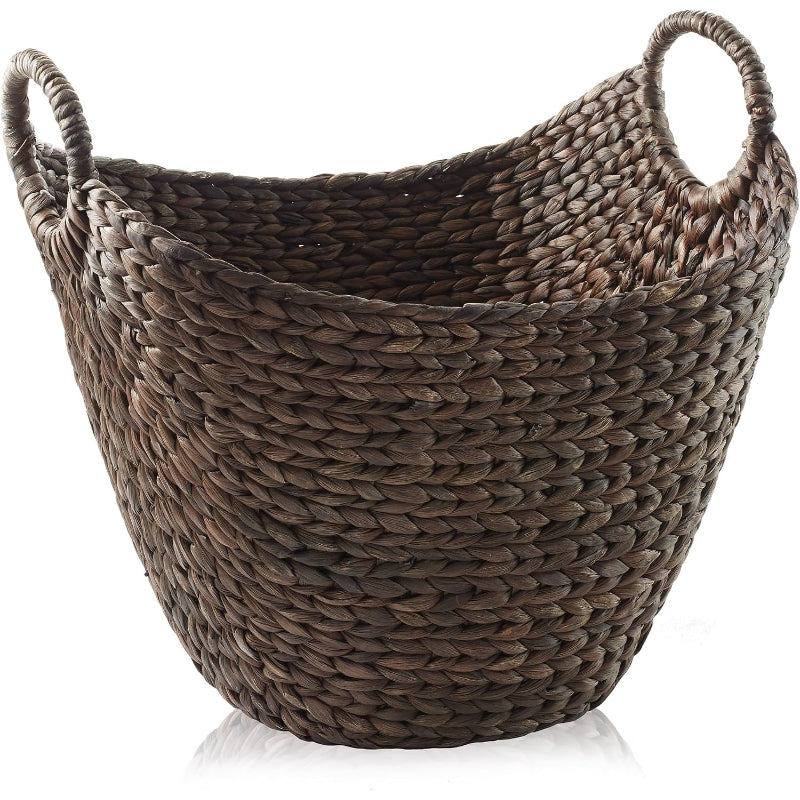 Large Water Hyacinth Laundry Storage Basket