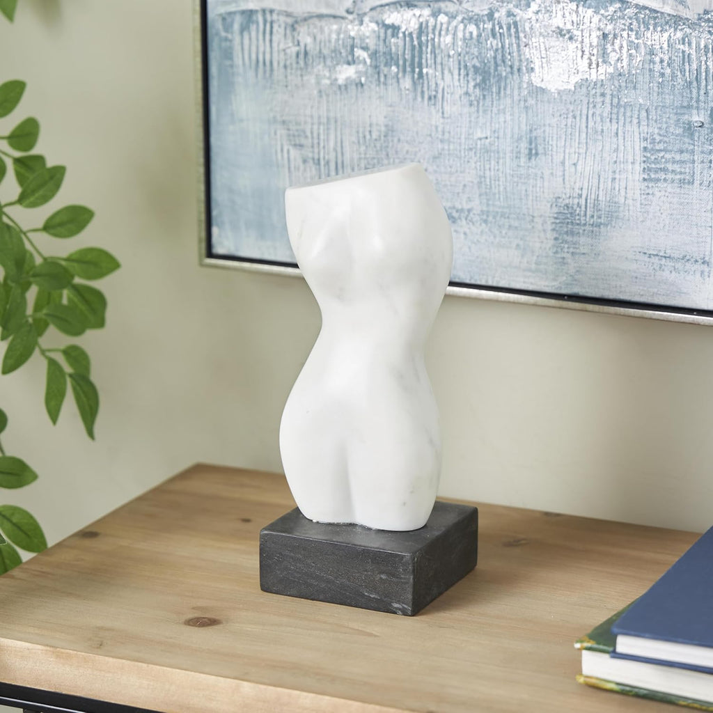 Marble Abstract Female Form Sculpture