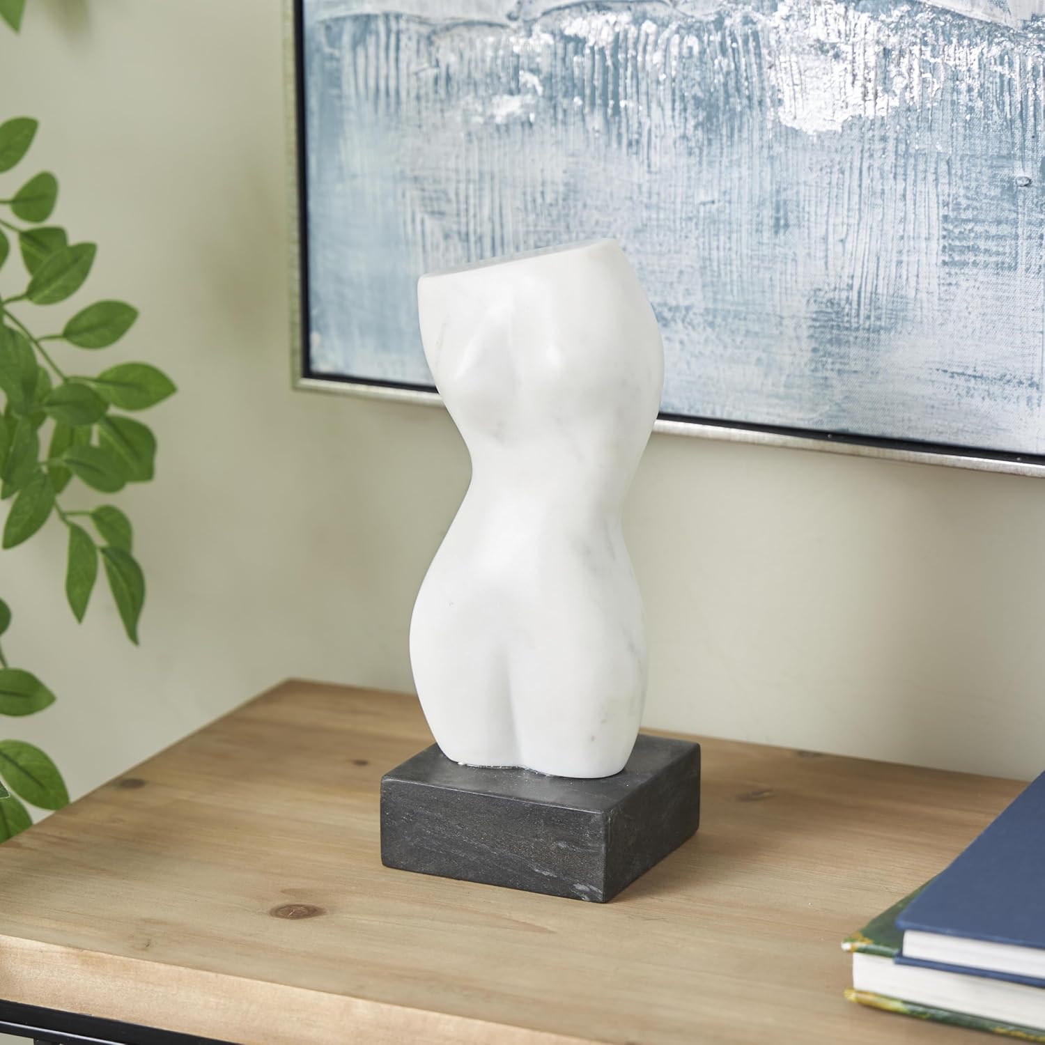 Marble Abstract Female Form Sculpture