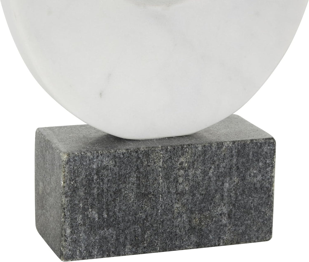 Marble Curved Abstract Decorative Sculpture