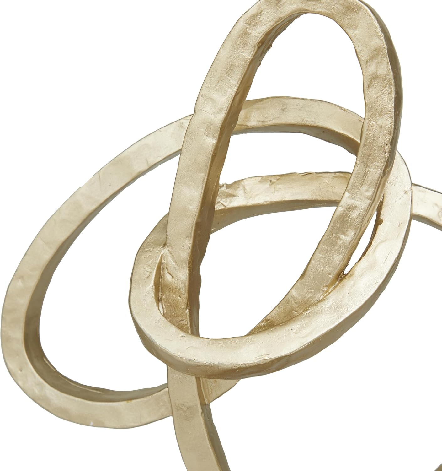 Gold Link Abstract Decorative Sculpture