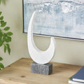 Marble Curved Abstract Decorative Sculpture