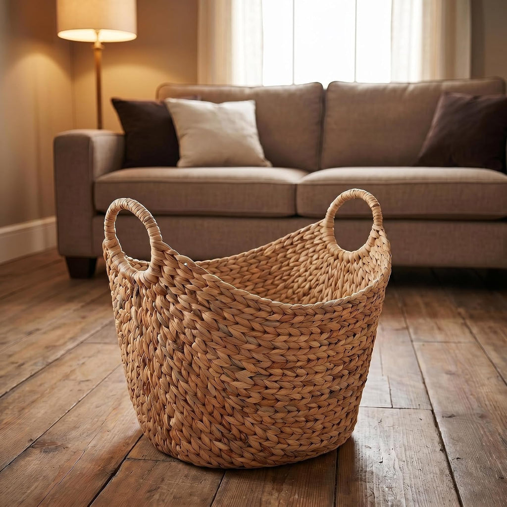Extra Large Water Hyacinth Storage Basket