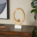 Marble Oval Abstract Decorative Sculpture