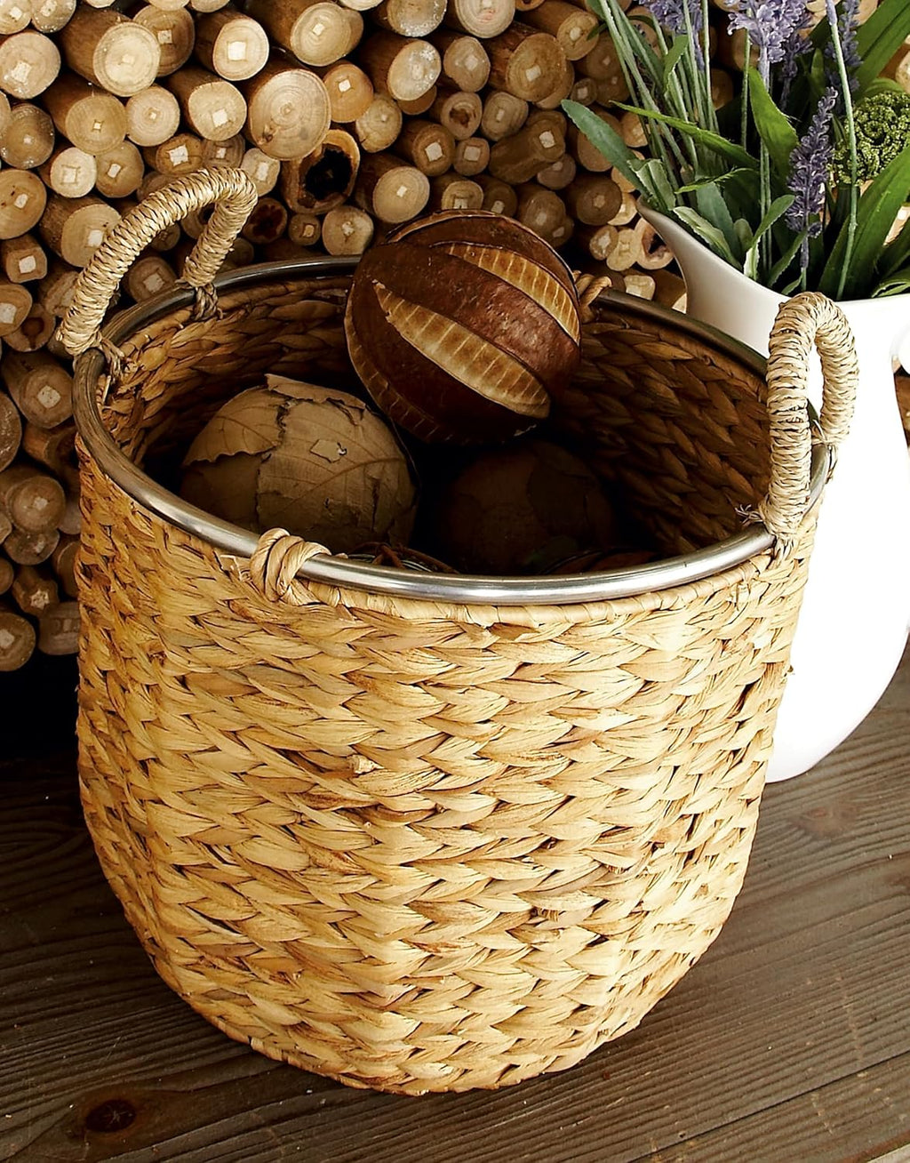 2‑Pack Seagrass Storage Baskets