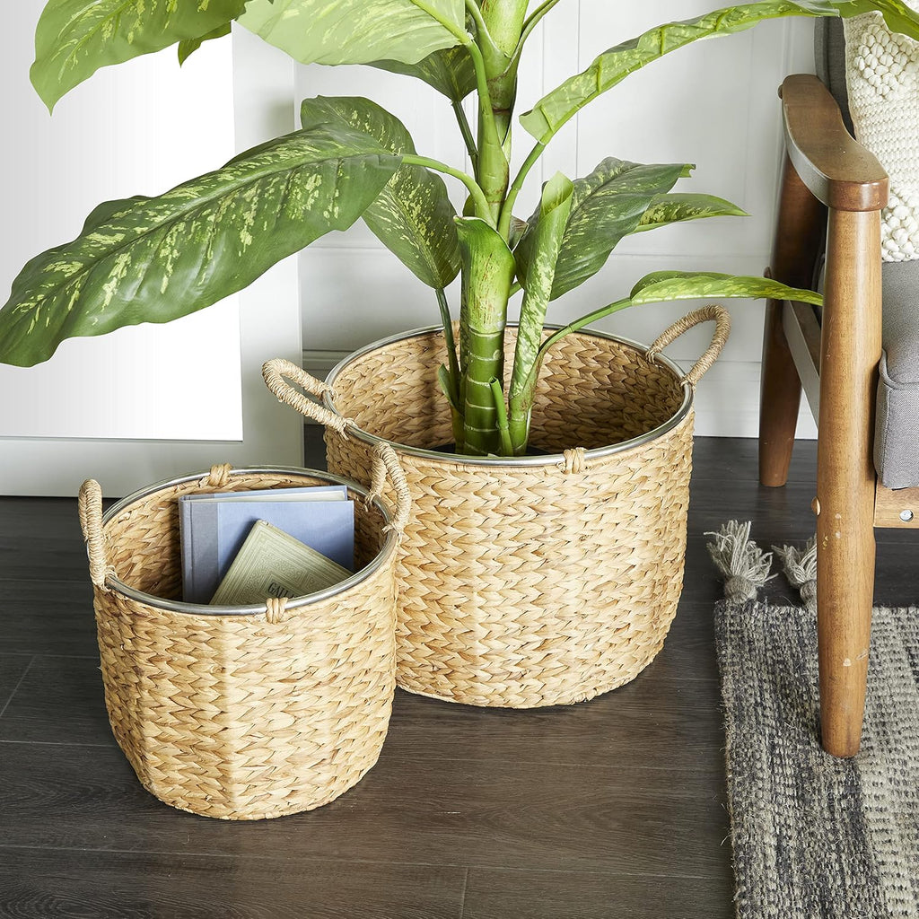 2‑Pack Seagrass Storage Baskets