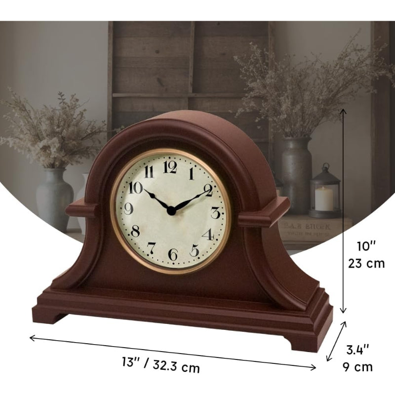 Vintage Farmhouse Napoleon Mantel Clock
