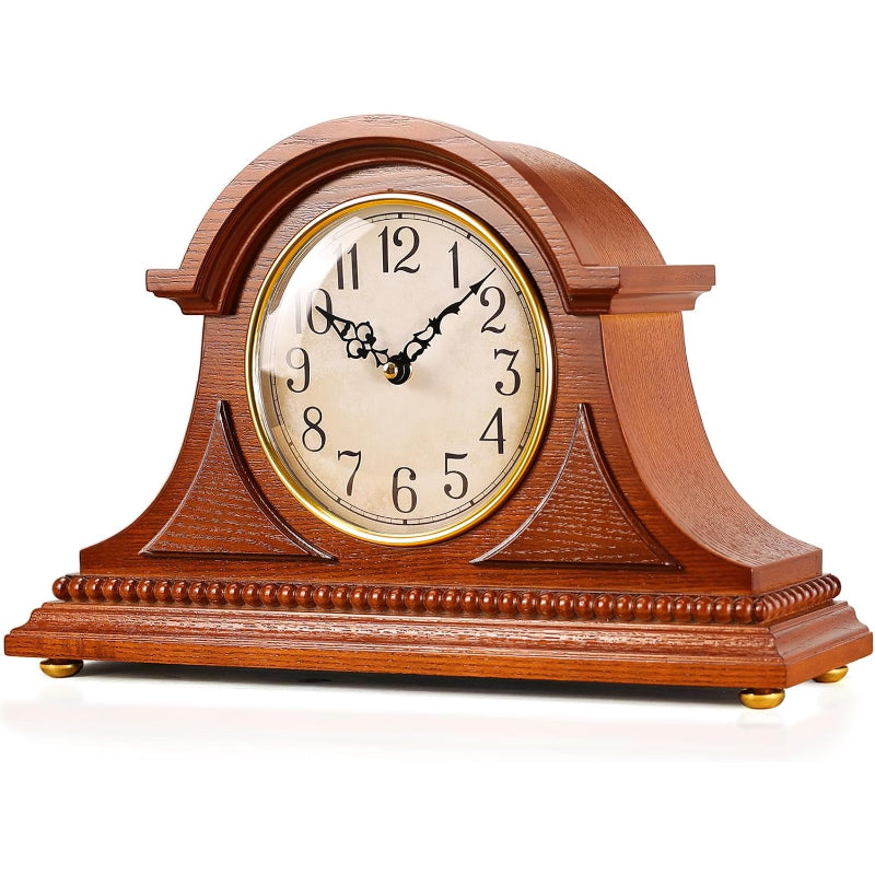 Wooden Chime Mantel Table Clock