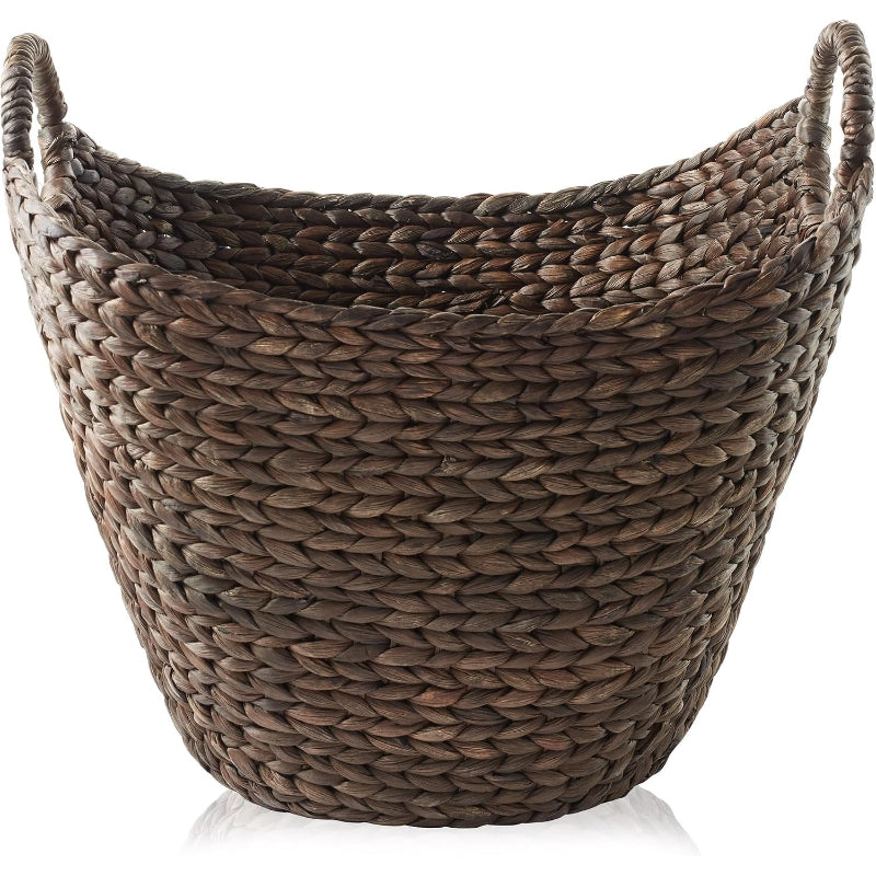 Large Water Hyacinth Laundry Storage Basket