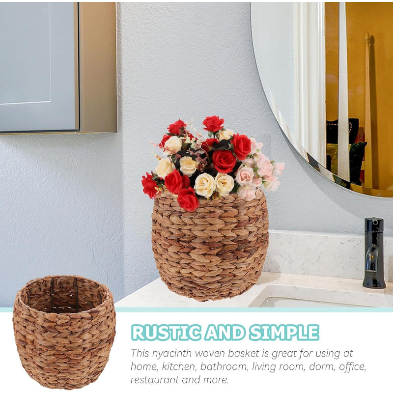 Seagrass Woven Plant Storage Basket